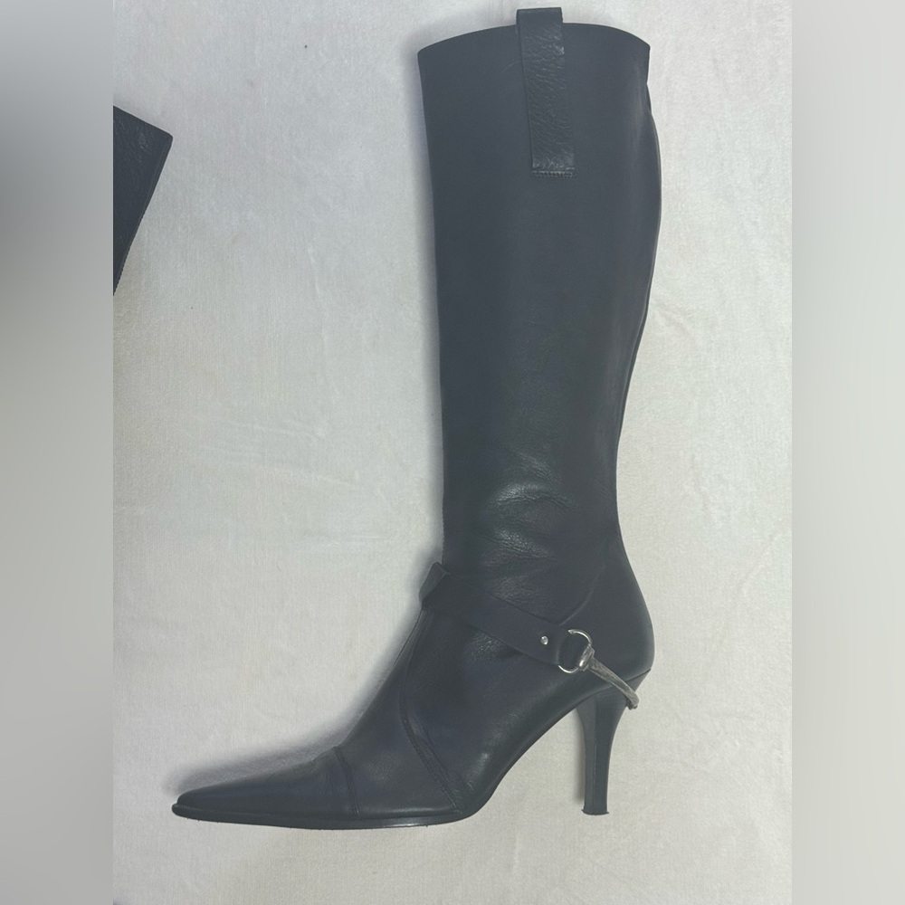 Western Style Knee High Boots - Picture 3 of 12